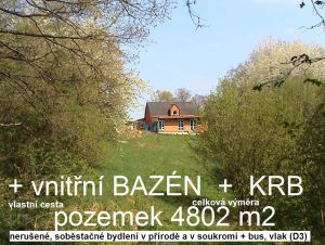 RD (novostavba) v přírodě nedaleko Prahy+bus,vlak,D3+bazén,pozemek4802m2,RD320m2 10