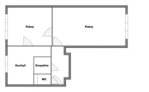 Podnájem bytu 2+1 [58 m²] ulice Panelová Ostrava - Poruba 2