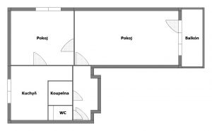 Podnájem bytu 2+1 [58 m²] s balkónem, ulice Čkalovova, Ostrava-Poruba 2